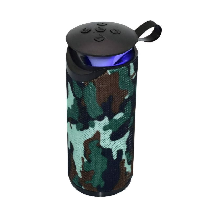 PARLANTE ALTAVOZ  BLUETOOTH DE TELA CON LED 5WX2RMS GT-112+