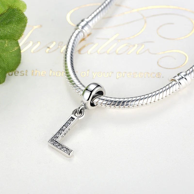 PCHARM799 LETRA L PANDORA PLATA 9.25