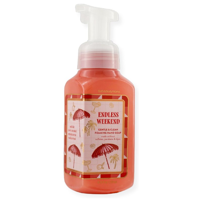 BATH & BODY WORKS JABON DE MANOS SUAVE Y LIMPIO ENDLESS WEEKEND 259ML