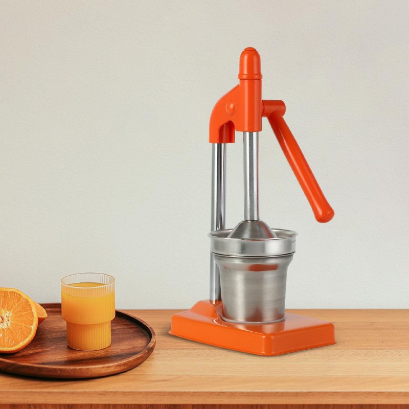 MAQUINA EXPRIMIDORA MANUAL PARA NARANJAS, LIMONES, LIMAS, DE ACERO INOXIDABLE RAPIDO Y FACIL DE USAR FRUIT JUICER