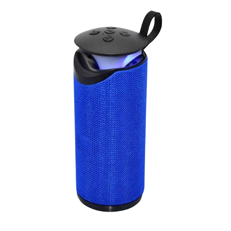 PARLANTE ALTAVOZ  BLUETOOTH DE TELA CON LED 5WX2RMS GT-112+