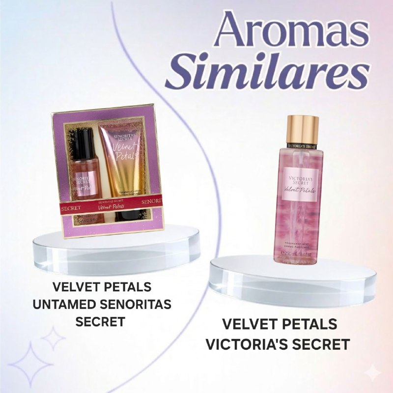 SET MINI SENORITAS SECRET VELVET PETALS SPLASH 75ML CREMA CORPORAL 75ML (M) (AROMA SIMILAR VICTORIA SECRET VELVET PETALS)