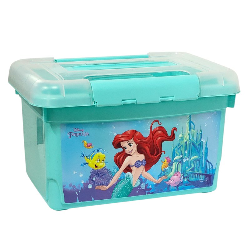 ORGANIZADOR CAJA DE ALMACENAMIENTO ORGANIZADORA PARA NIÑAS DE PRINCESAS 19X22X32CM