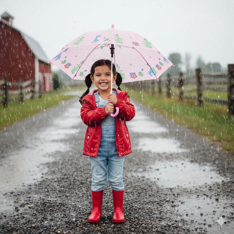 SOMBRILLA RESISTENTE, PARAGUAS PARA NIÑOS LLUVIA Y VIENTOS, FUERTE, PORTATIL DE ALTA CALIDAD 6 ESTILOS