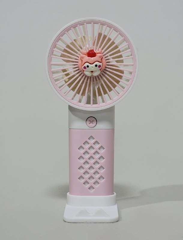 VENTILADOR DE MANO O MESA RECARGABLE CON SOPORTE PARA CELULAR LINGPAN