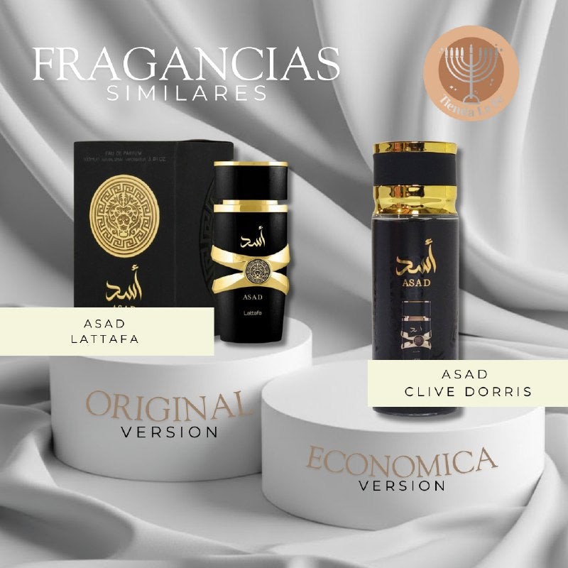 SPLASH MINI ASAD CLIVE DORRIS PERFUMADO CONCENTRADO 90ML (H) (AROMA SIMILAR LATTAFA ASAD EDP)
