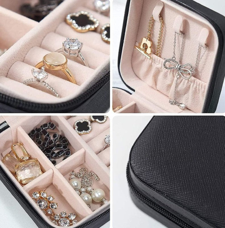 ORGANIZADOR DE JOYAS MINI PORTATIL 5X10X10CM