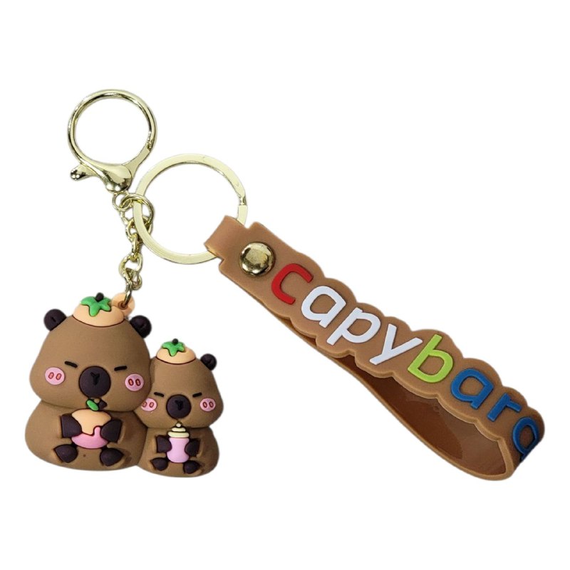 LLAVEROS DE CAPIBARA,CAPYBARA, 6 ESTILOS DISPONIBLES