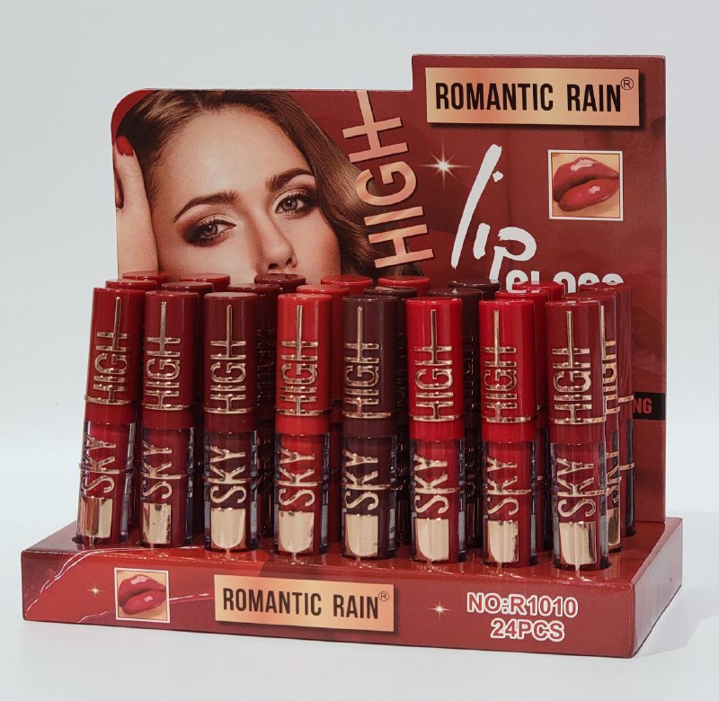 BRILLO LABIAL DUPE MAYBELLINE SKY HIGH DE LARGA DURACION IMPERMEABLE 8 TONOS ROMANTIC RAIN SKY HIGH