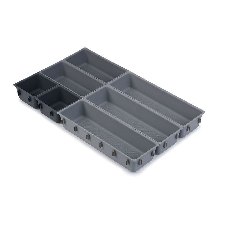 ORGANIZADOR DE GAVETAS DE COCINA JUEGO DE ORGANIZACION DE CAJON PARA CUBIERTOS, TENEDORES, UTENSILIOS, PAPELERIA, HERRAMEINTAS, ETC, DISEÑO MODULAR PERSONALIZABLE 7UND
