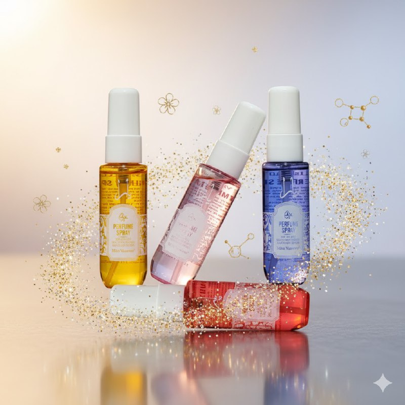 SPRAY PERFUMADO PARA EL CABELLO Y CUERPO EN SET MISS VANESSA 30MLX4