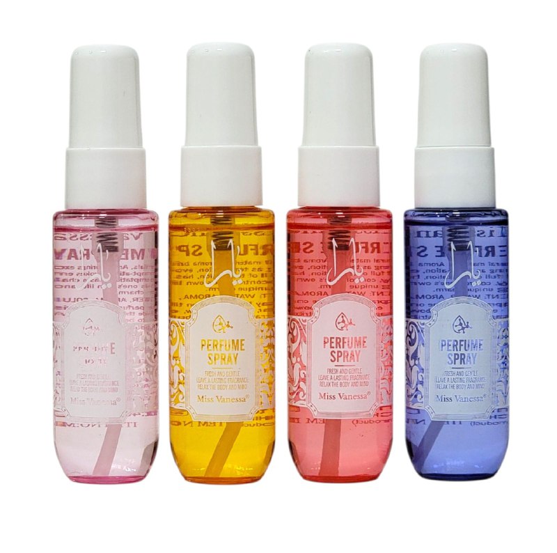 SPRAY PERFUMADO PARA EL CABELLO Y CUERPO EN SET MISS VANESSA 30MLX4