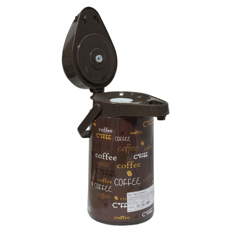 TERMO DE ACERO CON SISTEMA DE BOMBA IDEAL PARA CAFE, ETC DAYDAYS 3L