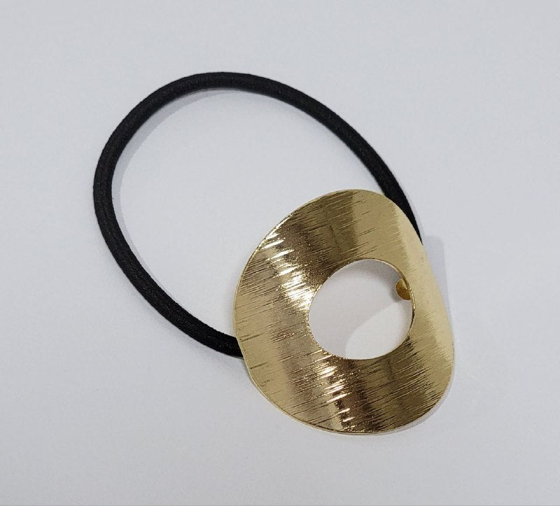 COLA DECORATIVA METALICA PARA EL CABELLO COLOR DORADO VARIOS ESTILOS PONY CUFFS