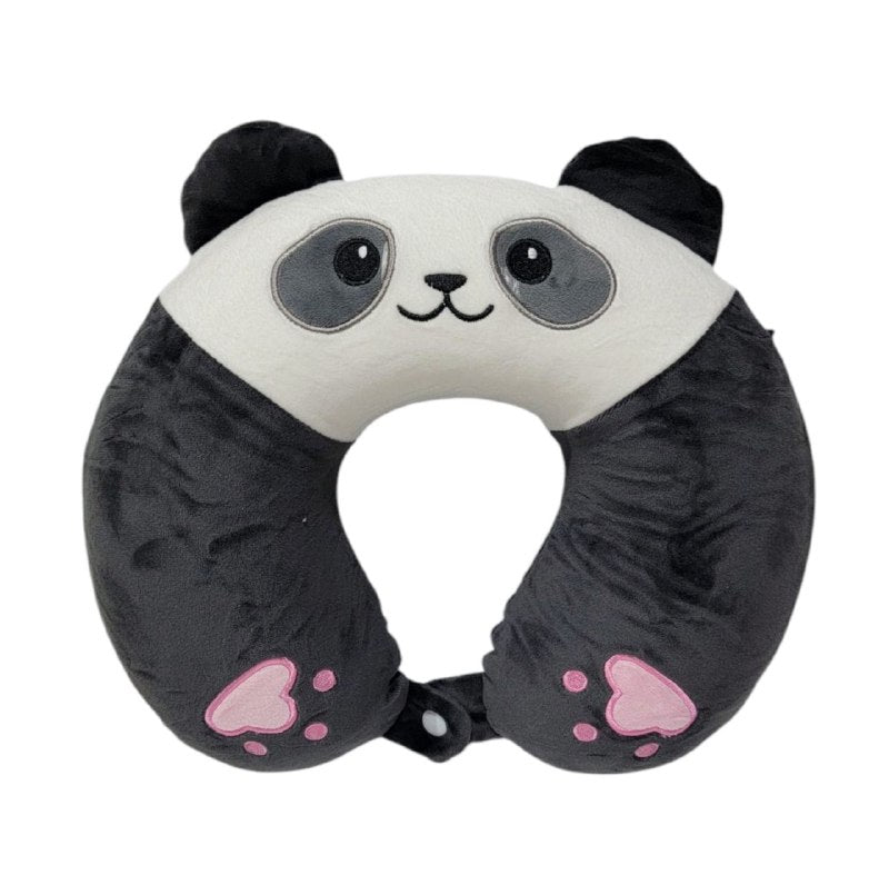 COLLARIN FOAM ALMOHADA PARA CUELLO EN FORMA DE U DE ESPUMA VISCOELASTICA CON FUNDA DE FELPA EXTRAIBLE Y LAVABLE, Y CIERRE DE CUELLO, PARA VIAJES O DORMIR 12 DISEÑOS 10X30X28CM