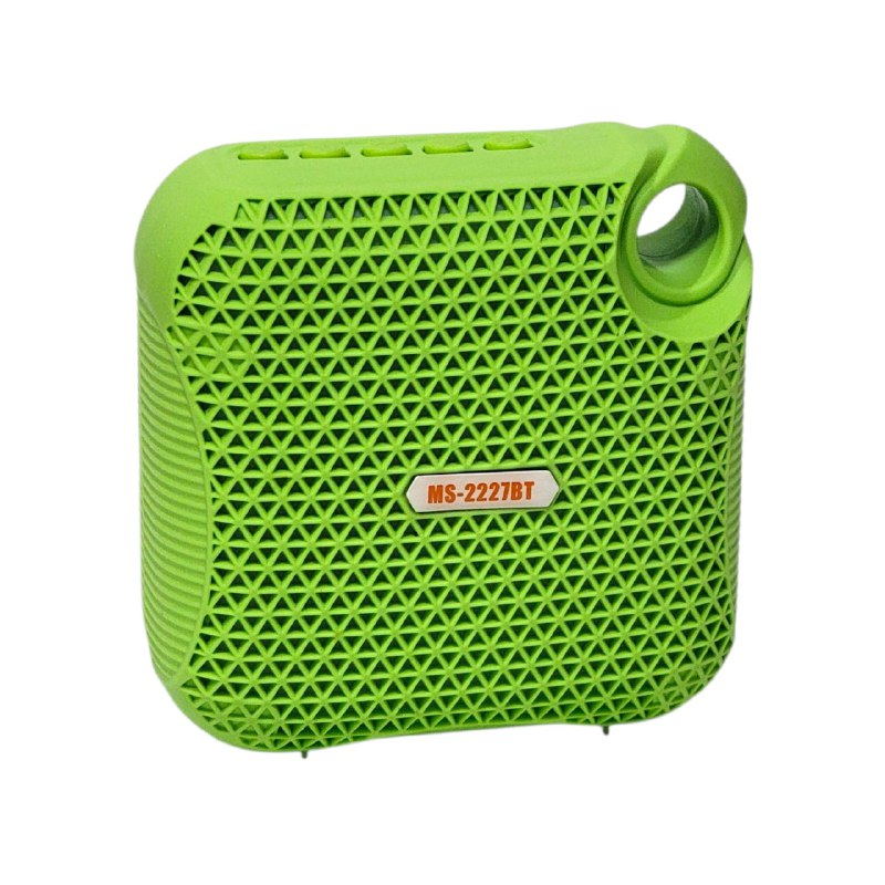 PARLANTE ALTAVOZ INALAMBRICO CON LUCES LED 11X11CM MOBILE SPEAKER MS-2227BT 8 COLORES