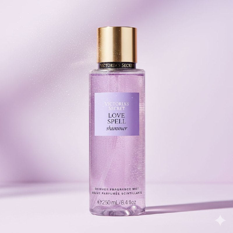 VICTORIAS SECRET SPLASH LOVE SPELL SHIMMER 250ML (M)