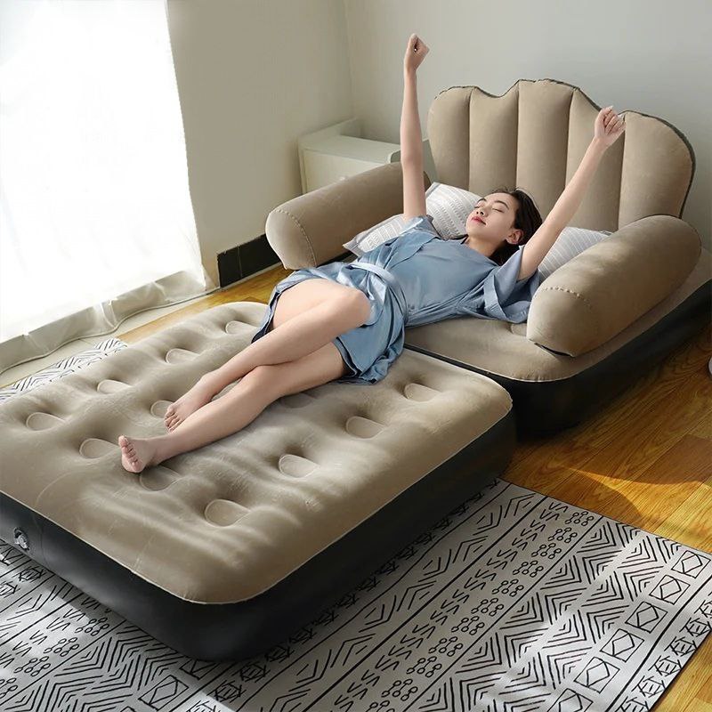 SOFA INFLABLE MULTIFUNCIONAL PARA ADULTOS PLEGABLE DE PVC