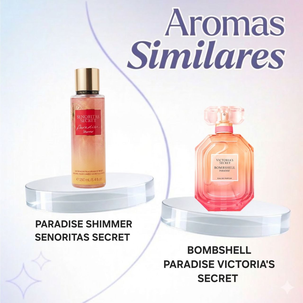 SPLASH SENORITAS SECRET PARADISE SHIMMER  250ML (M) (AROMA SIMILAR VICTORIAS SECRET BOMBSHELL PARADISE)
