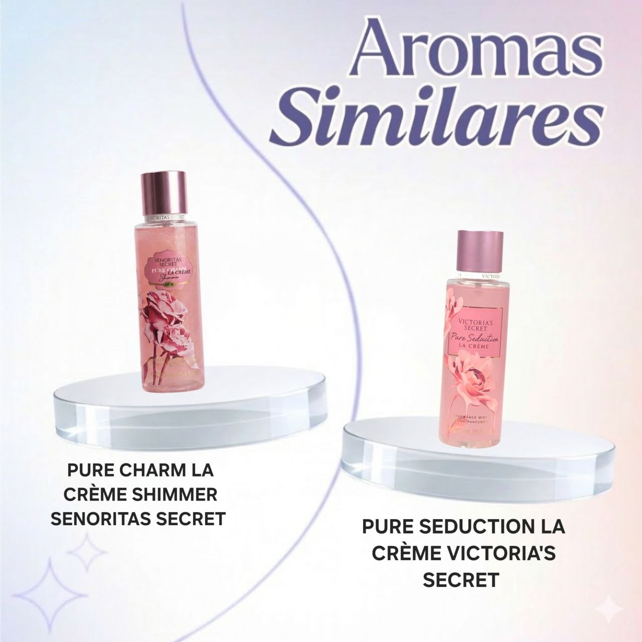 SPLASH SENORITAS SECRET PURE CHARM LA CRÈME SHIMMER  250ML (M) (AROMA SIMILAR VICTORIAS SECRET PURE SEDUCTION LA CRÈME)