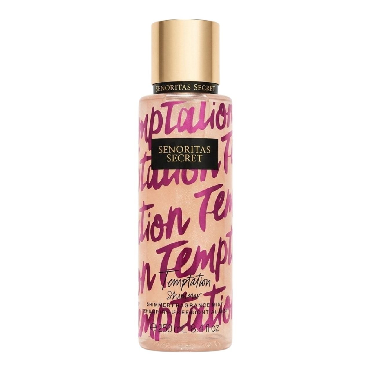 SPLASH SENORITAS SECRET TEMPTATION SHIMMER  250ML (M) (AROMA SIMILAR VICTORIAS SECRET TEMPTATION)