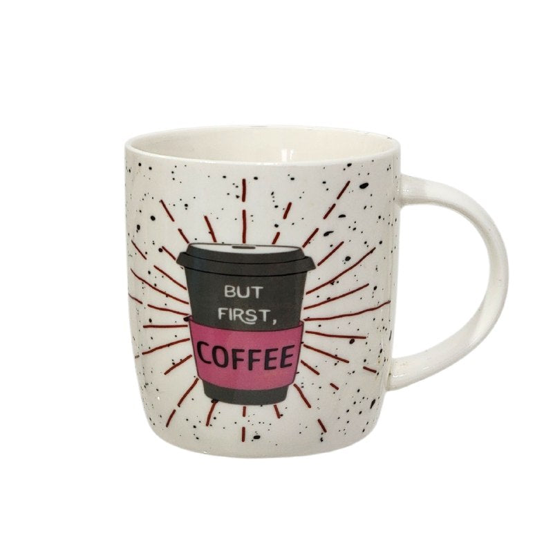 TAZAS DE CERAMICA DE ALTA RESISTENCIA CON DISEÑO ESPONTANEO 330ML