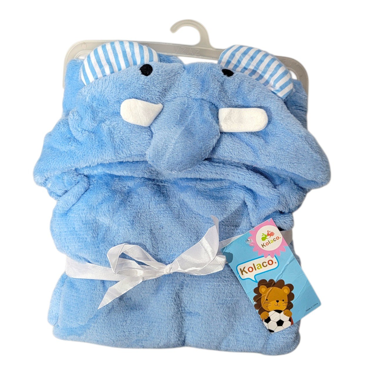 TOALLA DE BAÑO PARA NIÑOS DE MICROFIBRA CON TEXTURA TIPO NUBE COLACO