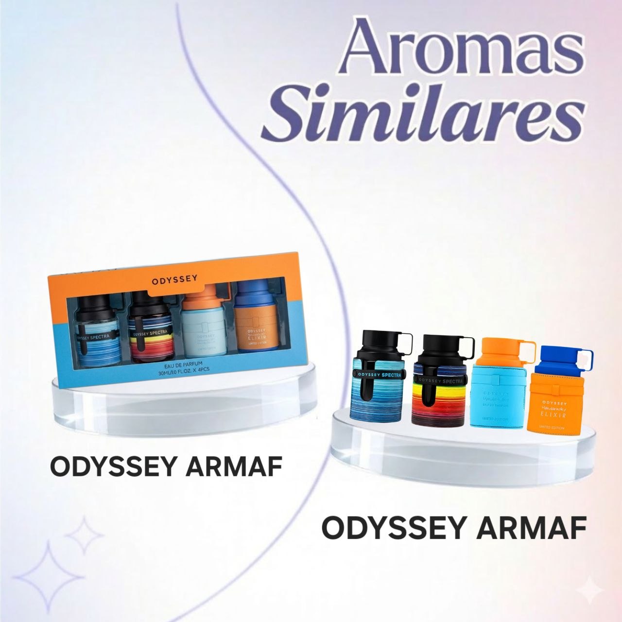 SET MINI ODYSSEY ARMAF EDP 30ML X 4PCS (U) (AROMA SIMILAR A ARMAF ODYSSEY)