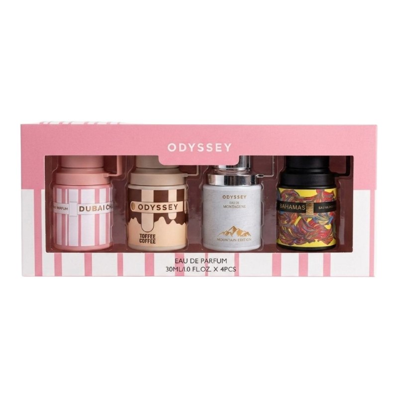 SET MINI ODYSSEY EDP 30ML X 4PCS (M) (AROMA SIMILAR A ARMAF ODYSSEY)