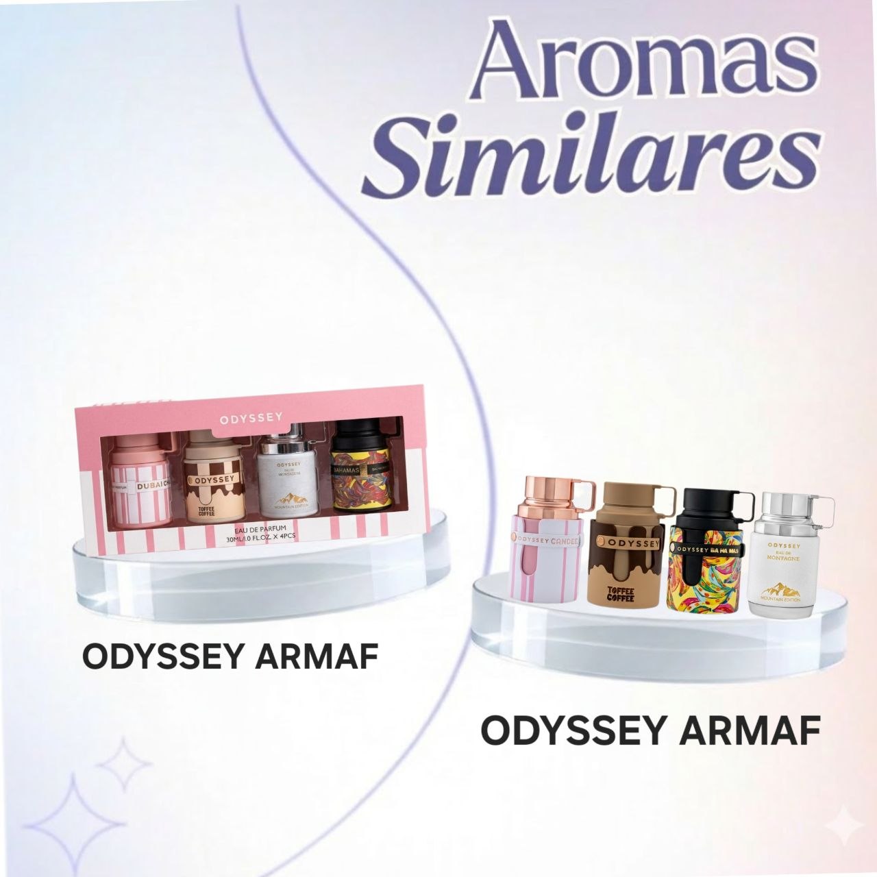 SET MINI ODYSSEY EDP 30ML X 4PCS (M) (AROMA SIMILAR A ARMAF ODYSSEY)