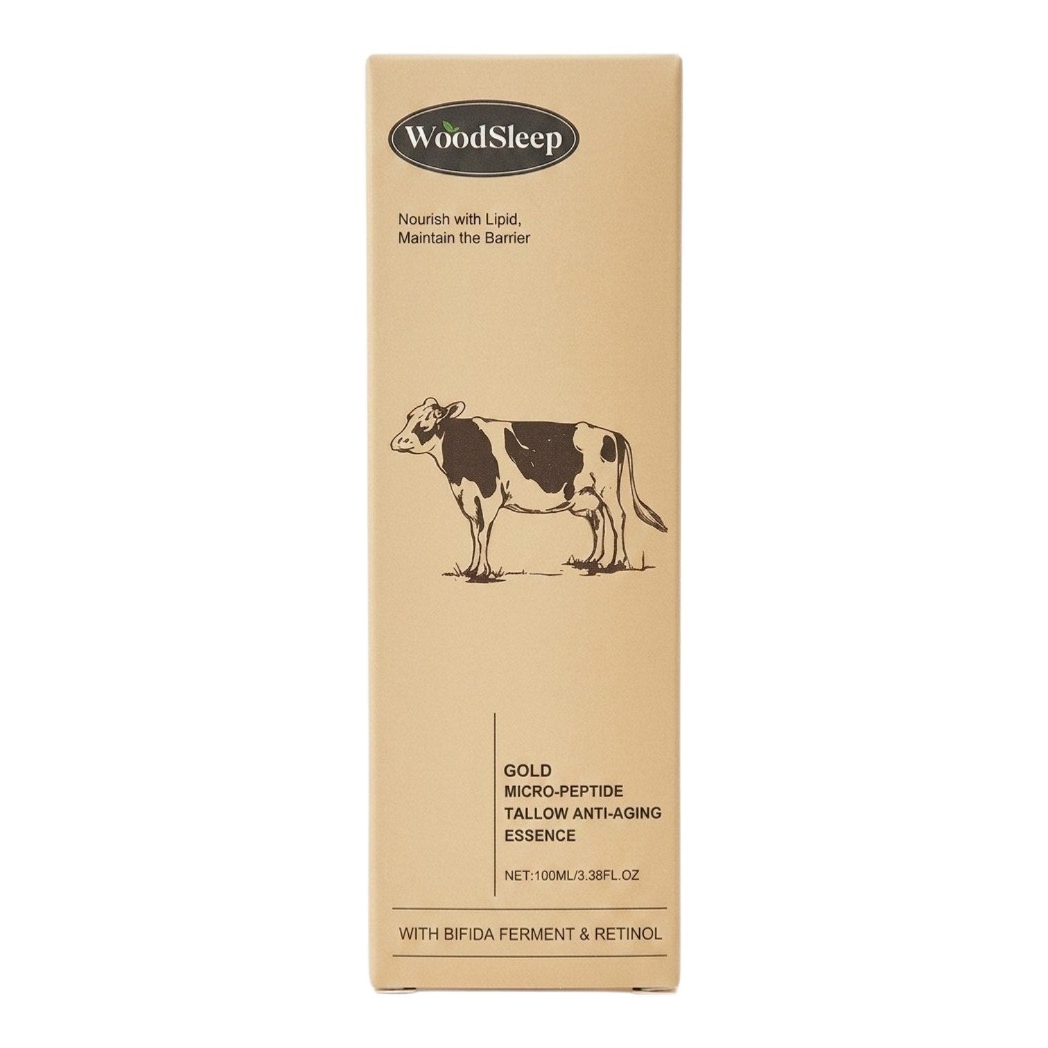 SUERO FACIAL ANTIEDAD Y REGENERADORA CON MICROPEPTIDOS AVANZADOS Y SEBO BOVINO WOODSLEEP 100ML