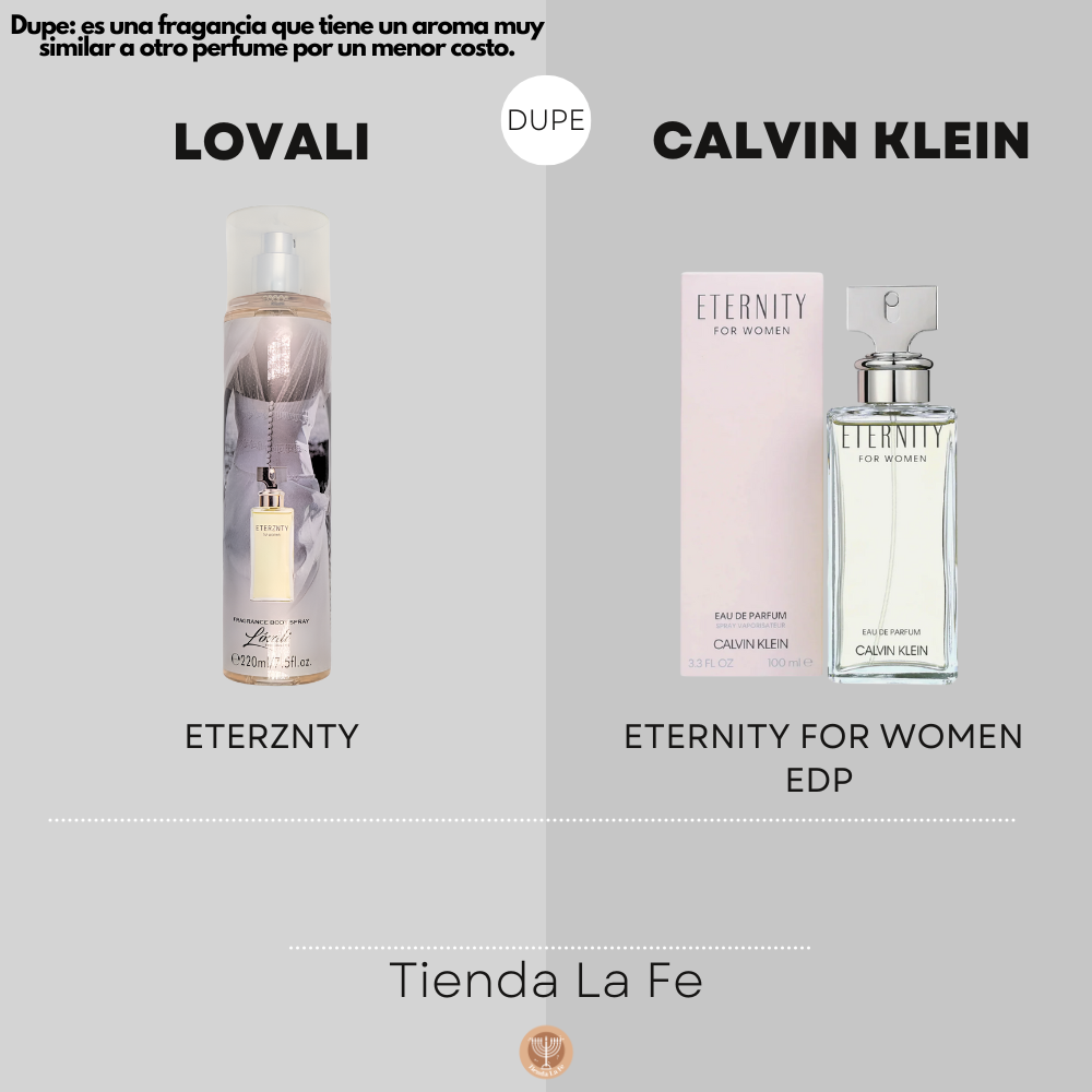 SPLASH LOVALI ETERZNTY 220ML (M) (DUPE CALVIN KLEIN ETERNITY FOR WOMEN)