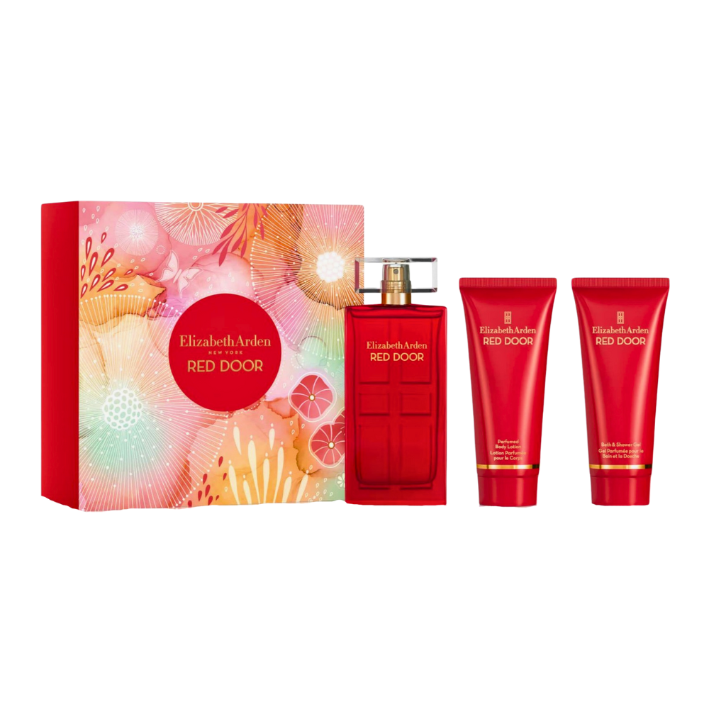 SET ELIZABETH ARDEN RED DOOR EDT 100ML, SHOWER GEL 100ML, BODY LOTION 100ML (M)
