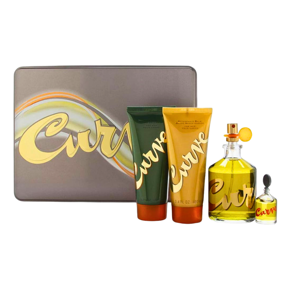 SET LIZ CLAIBORNE CURVE FOR MEN EDC 125ML, EDC 7.5ML, SHOWER GEL 100ML, BODY LOTION 100ML (H)