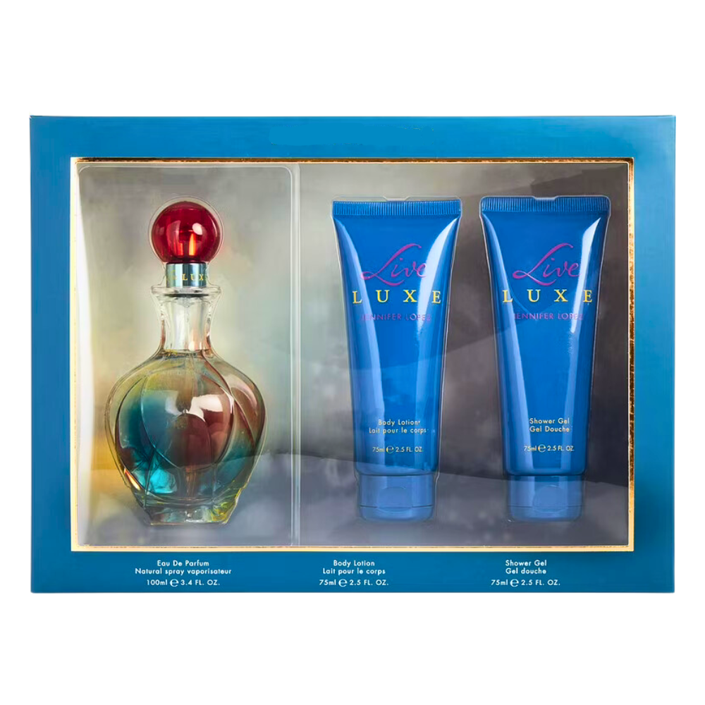 SET JENNIFER LOPEZ LIVE LUXE EDP 100ML, BODY LOTION 75ML, SHOWER GEL 75ML (M)