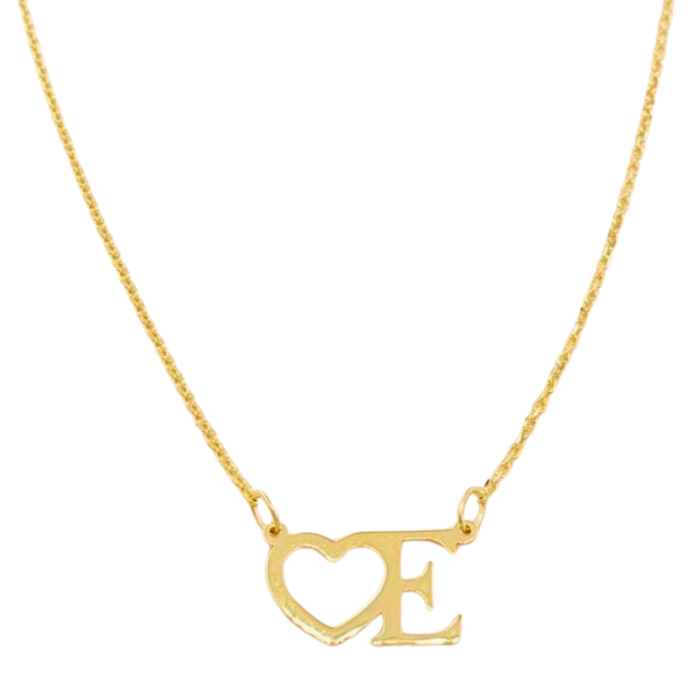 ODIJE575$E FORMA LETRA E Y CORAZON