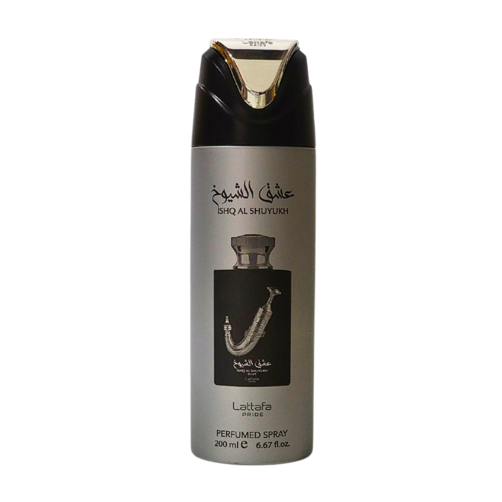 LATTAFA BODY SPRAY ISHQ AL SHUYUKH 200ML (U)
