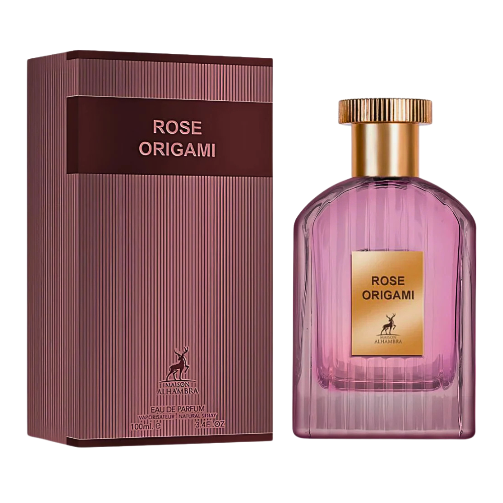 MAISON ALHAMBRA ROSE ORIGAMI EDP 100ML (M) (DUPE TOM FORD CAFE ROSE EDP)