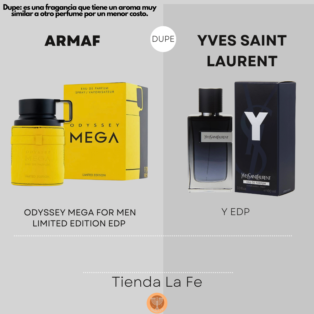 SET ARMAF ODYSSEY MEGA EDP 100ML, BODY SPRAY 50ML, SHOWER GEL 100ML, SHAMPOO 250ML (H) (DUPE YVES SAINT LAURENT Y EDP)