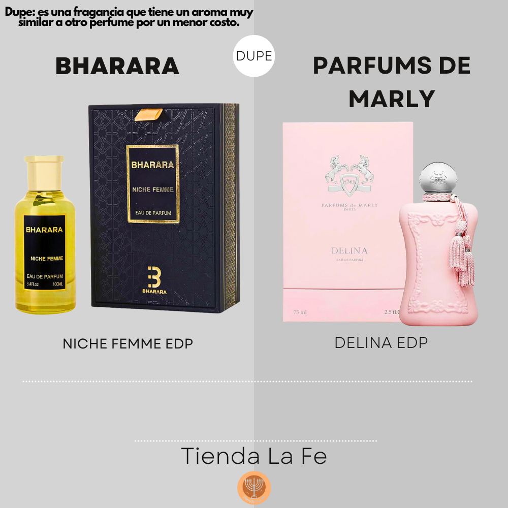 BHARARA NICHE FEMME EDP 100ML (M) (DUPE PARFUMS DE MARLY DELINA EDP)