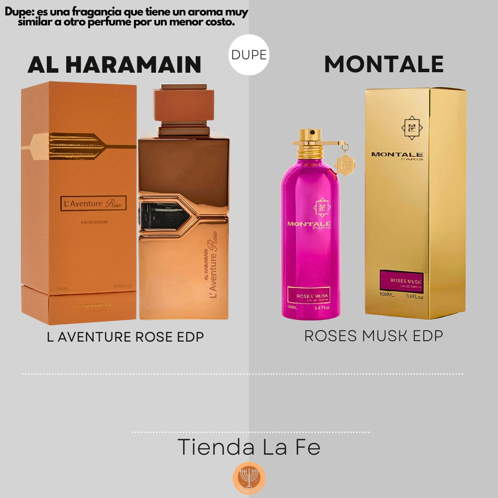AL HARAMAIN L AVENTURE ROSE EDP 200ML (M) (DUPE MONTALE ROSES MUSK EDP)