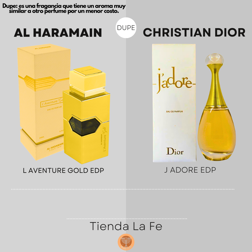 AL HARAMAIN L AVENTURE GOLD EDP 200ML (M) (DUPE CHRISTIAN DIOR J ADORE EDP)