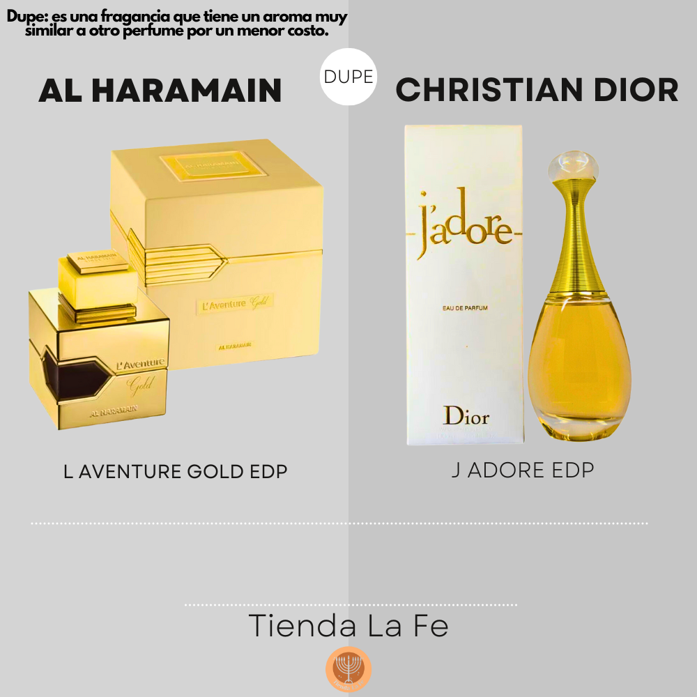 AL HARAMAIN L AVENTURE GOLD EDP 100ML (M) (DUPE CHRISTIAN DIOR J ADORE EDP)