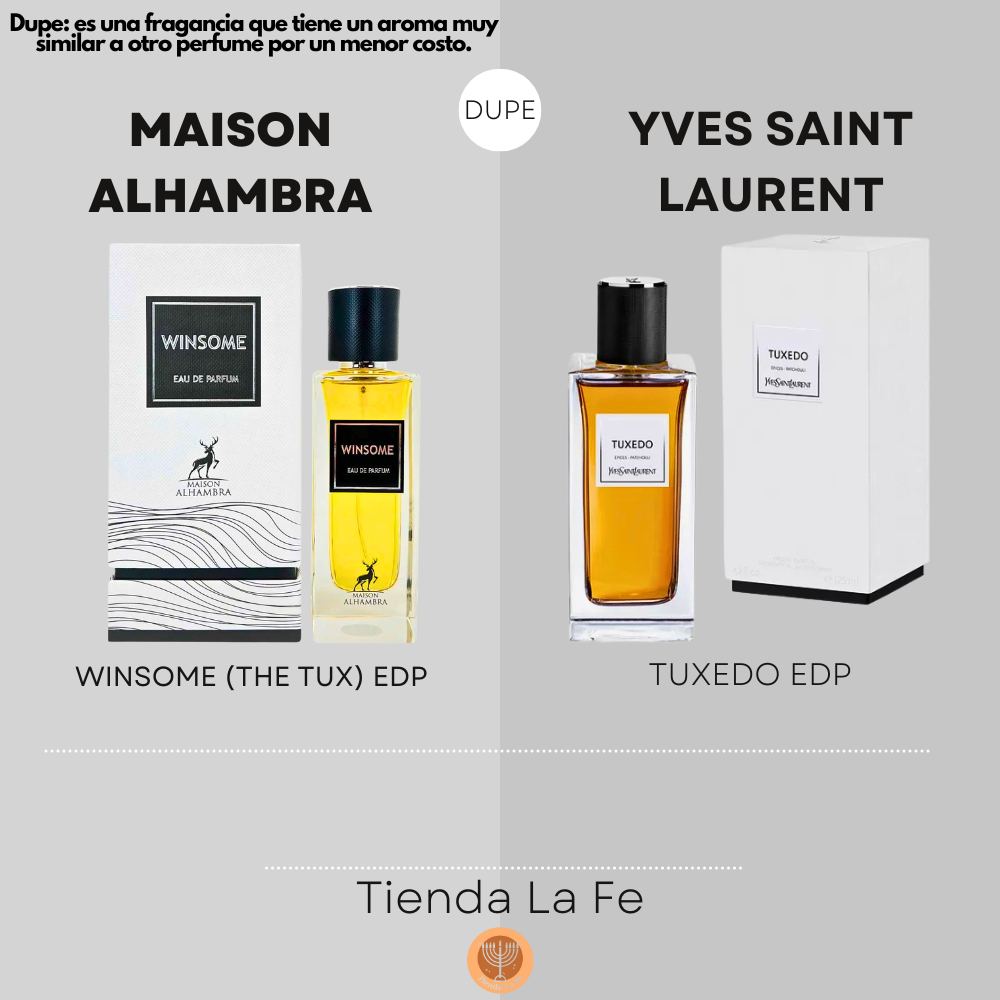 MAISON ALHAMBRA WINSOME (THE TUX) EDP 90ML (U) (DUPE YVES SAINT LAURENT TUXEDO EDP)