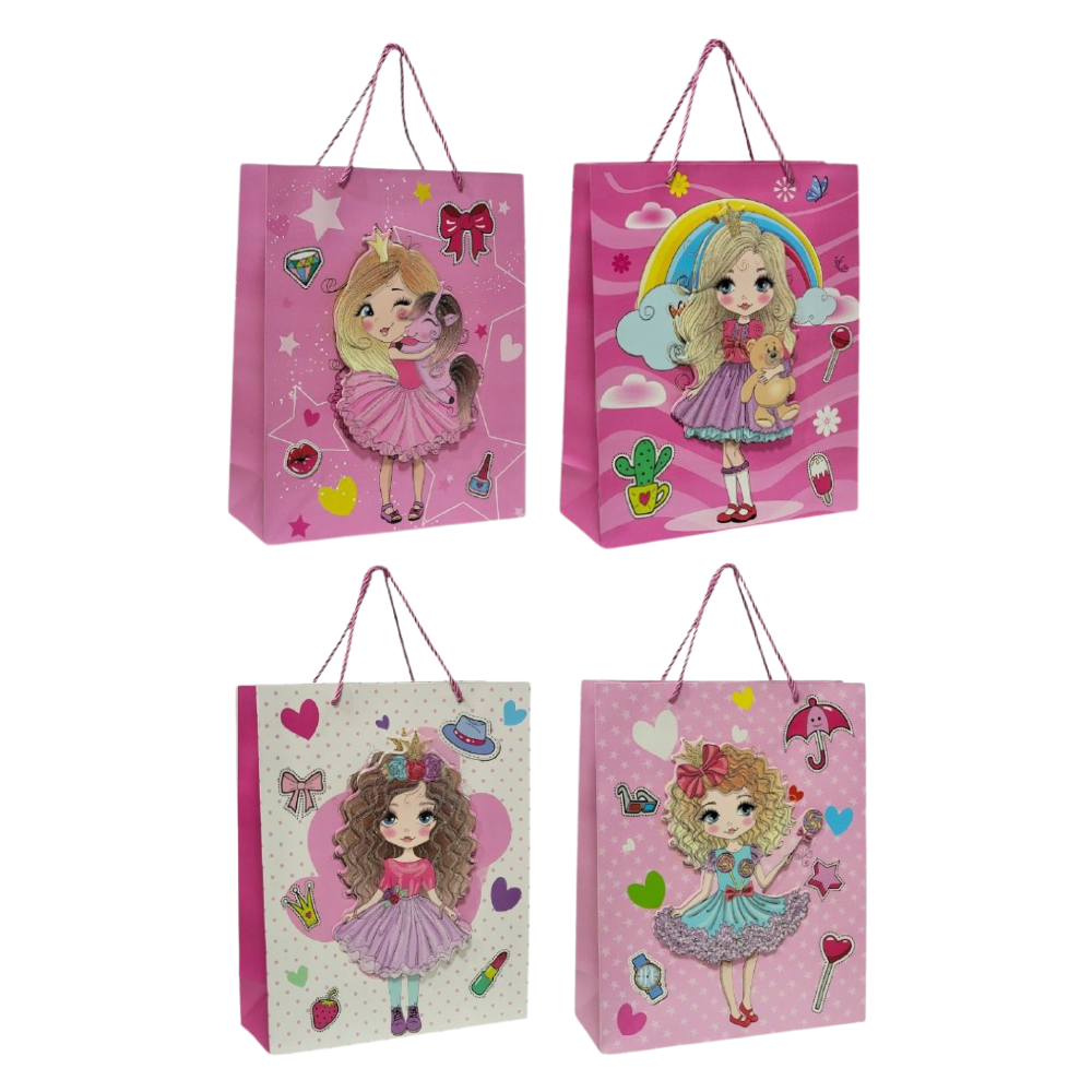 BOLSA DE REGALO MEDIANA 26X32X10CM