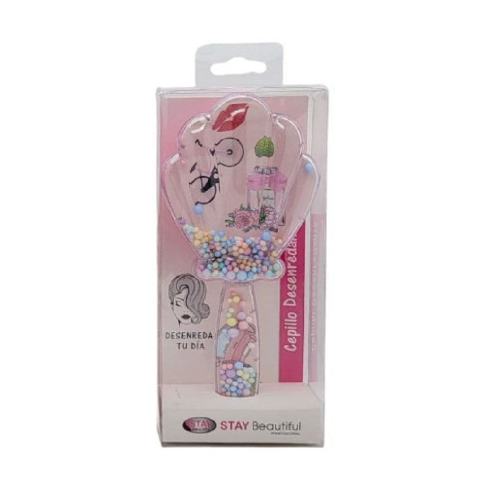 PEINE PARA EL CABELLO PARA DISEÑO DE CONCHA STAY BEAUTIFUL 4 COLORES