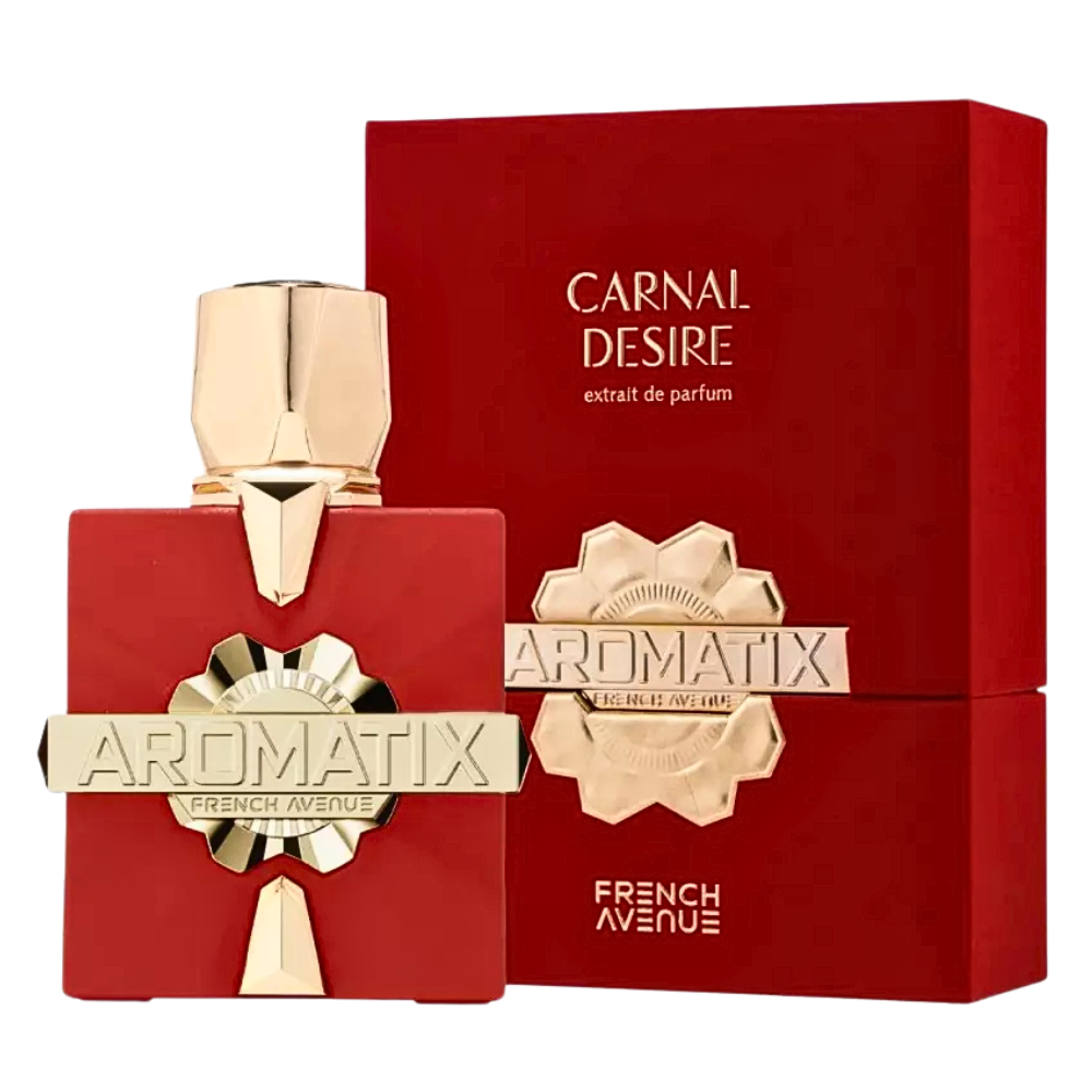 FRAGRANCE WORLD FRENCH AVENUE AROMATIX CARNAL DESIRE EXTRAIT EDP 100ML (U) (DUPE MAISON CRIVELLI CUIR INFRA ROUGE EDP)