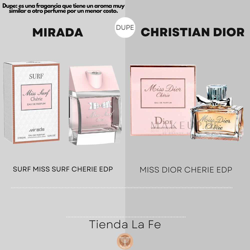 MIRADA SURF MISS SURF CHERIE EDP 100ML (M) (DUPE CHRISTIAN DIOR MISS DIOR CHERIE EDP)