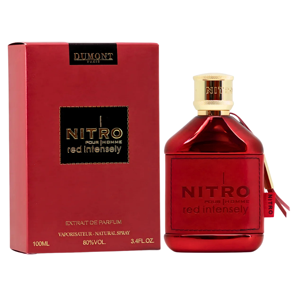 DUMONT NITRO RED INTENSELY POUR HOMME EXTRAIT EDP 100ML (H) (DUPE PACO RABANNE INVICTUS AQUA EDT)