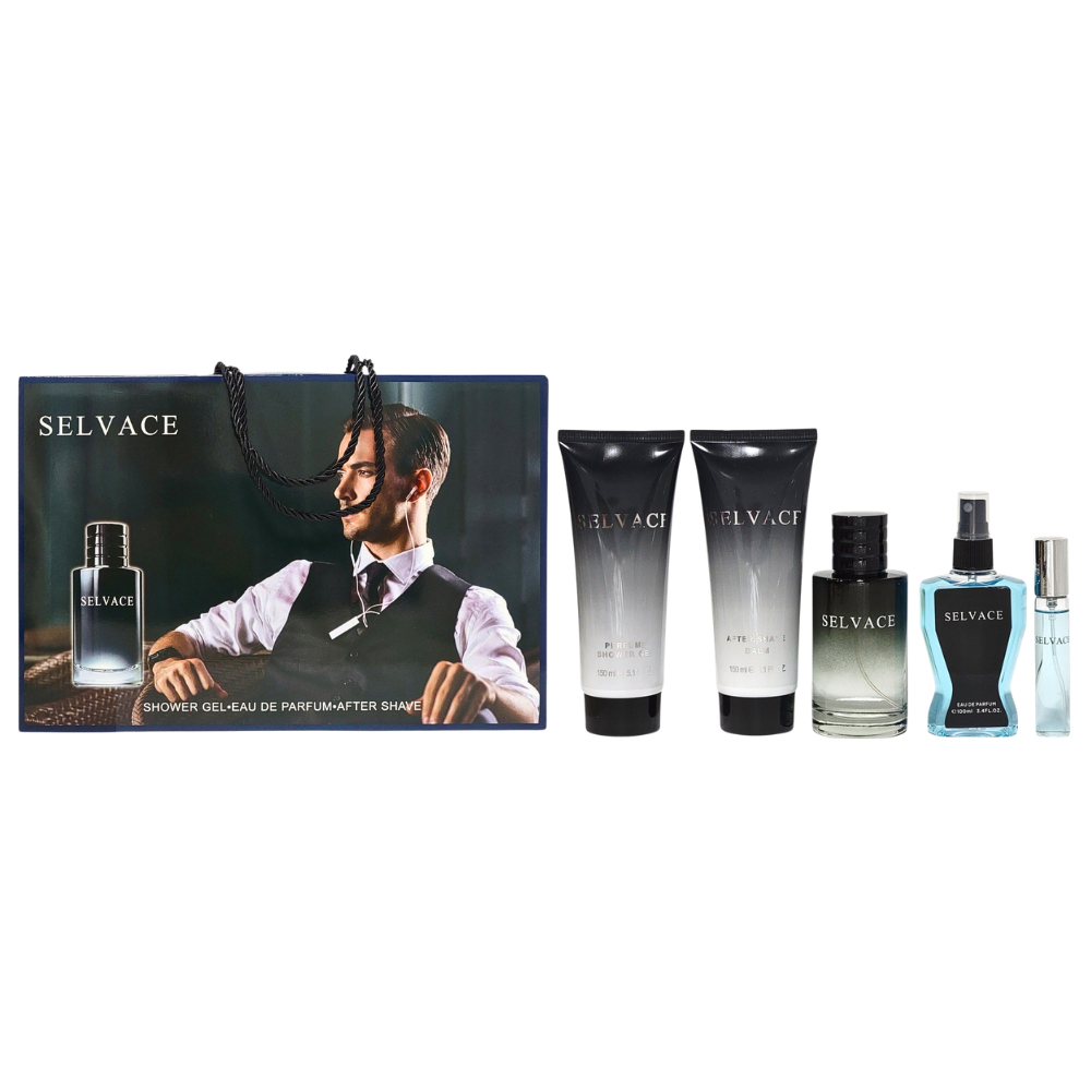 SET SELVACE EDP 100ML, EDP 15ML, BODY MIST 100ML, SHOWER GEL 150ML, AFTER SHAVE 150ML (H)